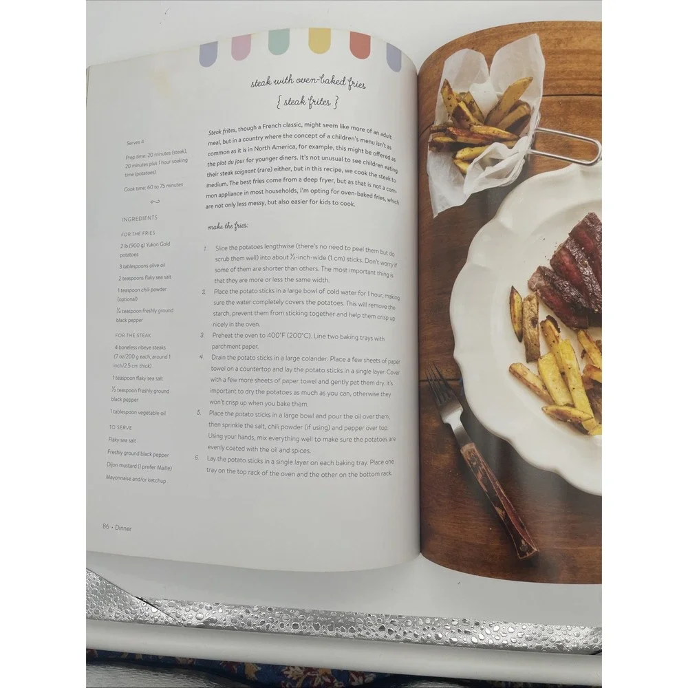 In the French Kitchen with Kids New Paperback Cookbook